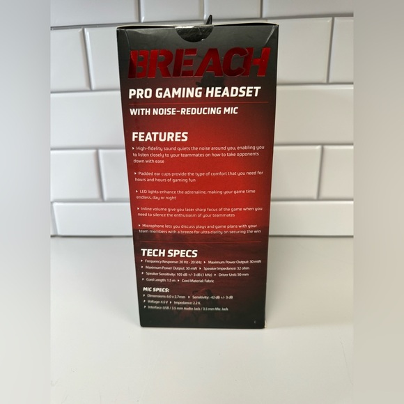 Breach Pro Gaming Headset - Picture 3 of 3